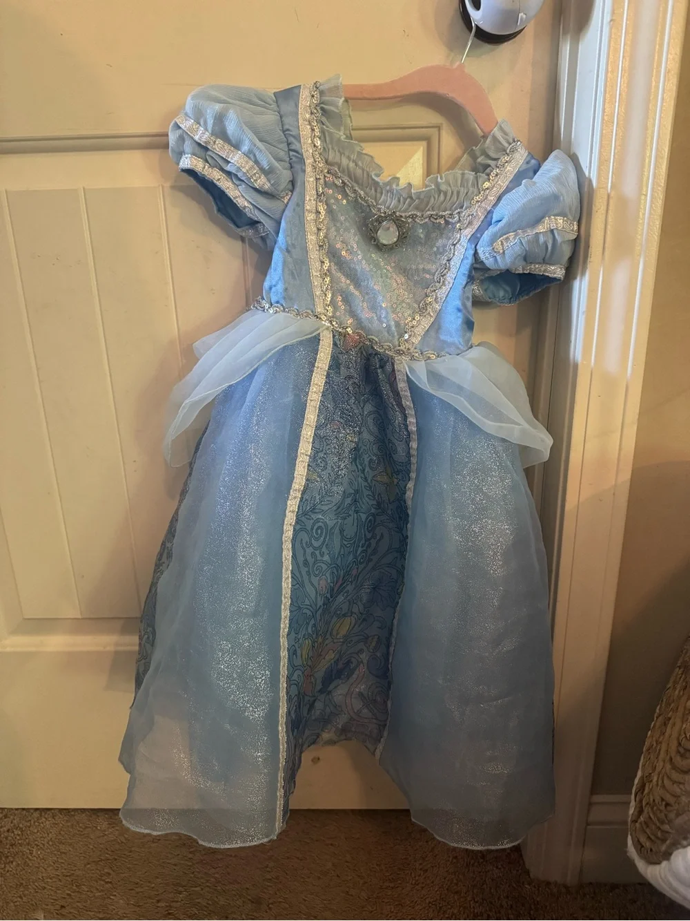 Cinderella Disney Store Girls' Princess Costume Dress - Classic Fairy Tale Look